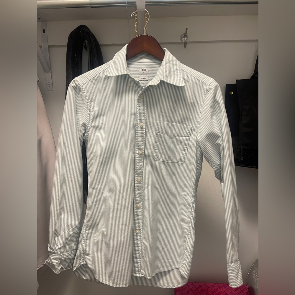 Uniqlo long sleeve shirt slim fit